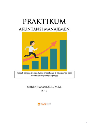 PRAKTIKUM AKUNTANSI MANAJEMEN