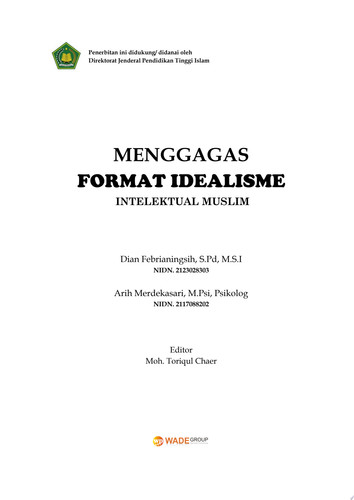 MENGGAGAS FORMAT IDEALIME INTELEKTUAL MUSLIM