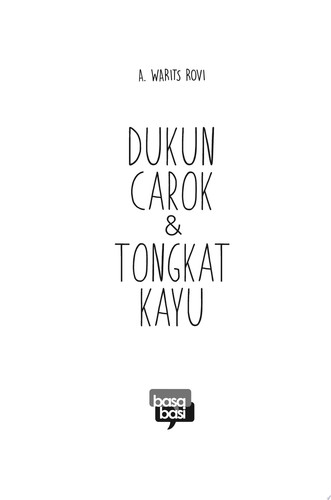 Dukun Carok & Tongkat Kayu