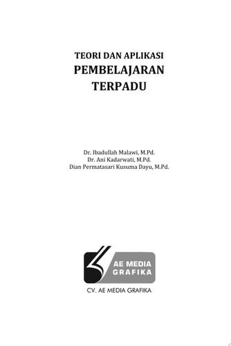 TEORI DAN APLIKASI PEMBELAJARAN TERPADU
