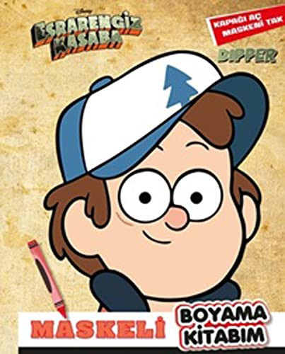 Maskeli Boyama Kitabim Dipper Esrarengiz Kasaba