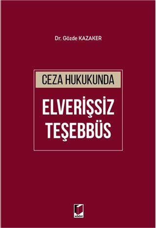 Ceza hukukunda elverişsiz teşebbüs
