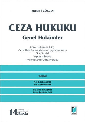 Ceza hukuku, genel hükümler