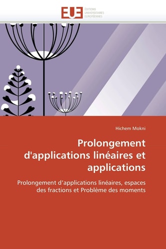Prolongement D'Applications Linéaires Et Applications