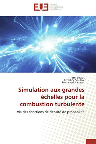 Simulation aux grandes échelles pour la combustion turbulente Via des fonctions de densité de probabilité