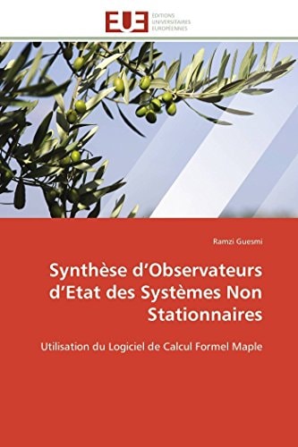 Synthèse d'Observateurs d'Etat des Systèmes Non Stationnaires Utilisation du Logiciel de Calcul Formel Maple