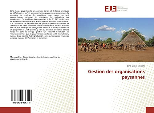 Gestion des organisations paysannes (French Edition)