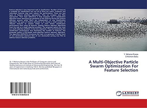 A Multi-Objective Particle Swarm Optimization For Feature Selection