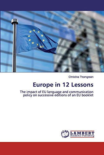 Europe in 12 Lessons: The impact of EU language and communication policy on successive editions of an EU booklet