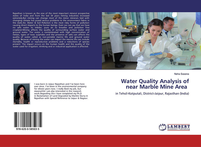 Water Quality Analysis of near Marble Mine Area: in Tehsil-Kotputali, District-Jaipur, Rajasthan (India)