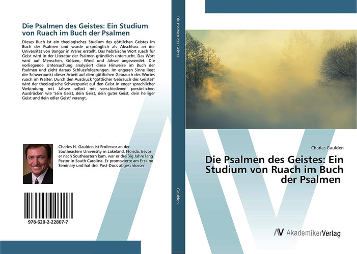 Die Psalmen des Geistes: Ein Studium von Ruach im Buch der Psalmen (German Edition)