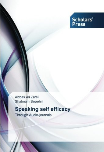 Speaking self efficacy: Through Audio-journals