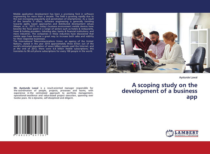 A scoping study on the development of a business app