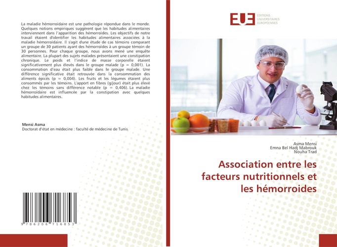 Association entre les facteurs nutritionnels et les hémorroides (French Edition)