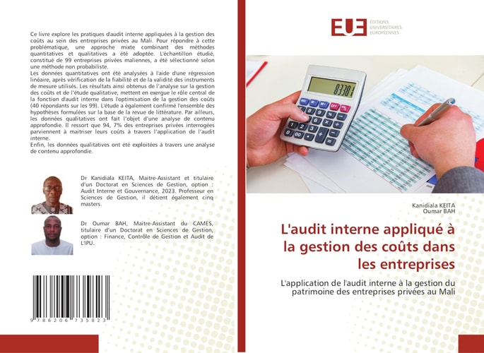 L'audit interne appliqué à la gestion des coûts dans les entreprises: L'application de l'audit interne à la gestion du patrimoine des entreprises privées au Mali (French Edition)