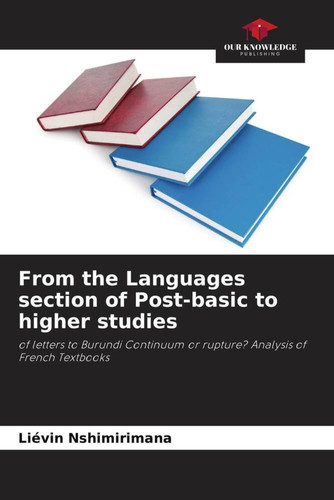 From the Languages ​​section of Post-basic to higher studies