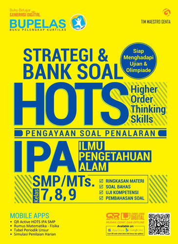 Strategi dan Bank Soal HOTS IPA SMP/MTs Kelas 7, 8, 9 - Bank Soal HOTS IPA SMP/MTs