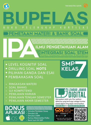 BUPELAS Pemetaan Materi & Bank Soal IPA SMP Kelas 7 - Bupelas dan Bank Soal IPA SMP kelas 7