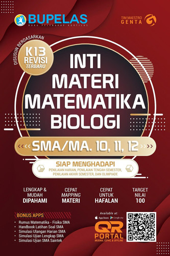 Inti Materi Matematika - Biologi SMA/MA 10, 11, 12 - Inti Materi Matematika - Biologi SMA