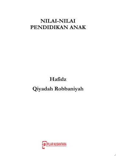 Nilai-nilai Pendidikan Anak