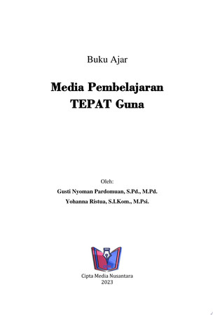 Buku Ajar Media Pembelajaran Tepat Guna
