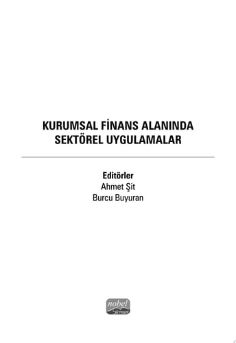 Kurumsal Finans Alanında Sektörel Uygulamalar