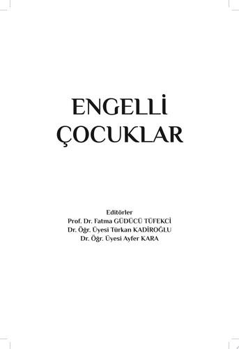 Engelli Çocuklar