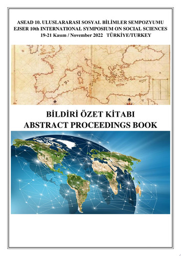 ASEAD 10. ULUSLARARASI SOSYAL BİLİMLER SEMPOZYUMU