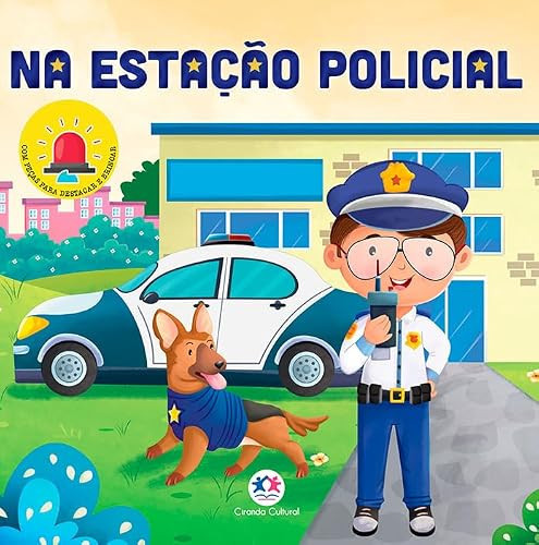 Na Estação Policial - Com Peças Para Destacar E Brincar