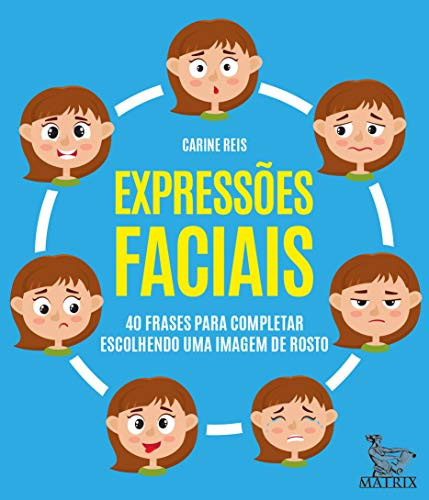 Expressões faciais 40 frases para completar escolhendo uma imagem de rosto