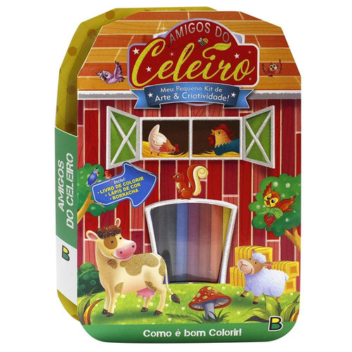MEU PEQUENO KIT DE ARTE & CRIATIVIDADE! AMIGOS DO CELEIRO