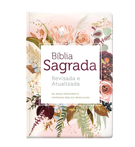 BÍBLIA RA - LETRA GRANDE - FLOR DE HENNA
