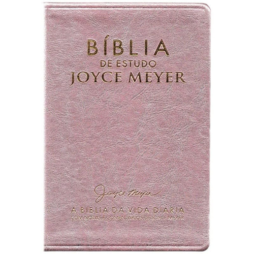 Bíblia De Estudo Joyce Meyer: Rosa