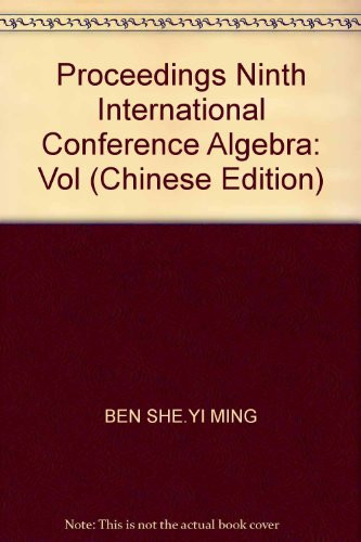 Representations of Algebras Proceedings of Ninth International Conference, Beijing, August 21-September 1, 2000