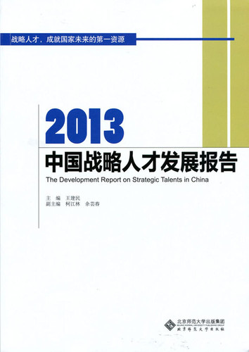 2013 China Strategic Talent Development Report(Chinese Edition)