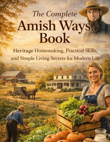 The Complete Amish Ways Book: Heritage Homemaking, Practical Skills, and Simple Living Secrets for Modern Life