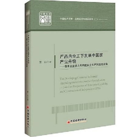 Product Division at developing industrial upgrading: Based on the enterprise capabilities and to build self-production network perspective(Chinese Edition)