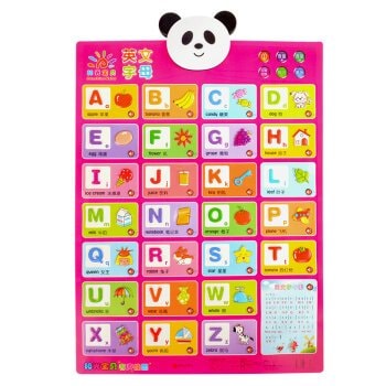 Sunshine Baby 2016 the new sound wall charts: English alphabet (Qingdao Edition)(Chinese Edition)