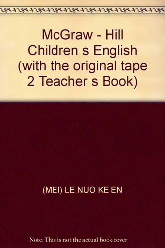 McGraw-Hill Children's English (Teacher's Book)