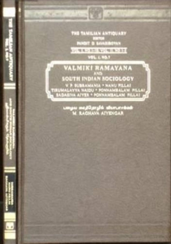 Valmiki Ramayama and South Indian Sociology