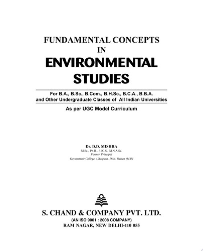 Fundamental Concept in Environmental Studies