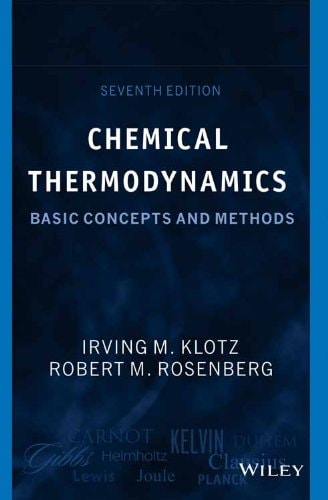 Chemical Thermodynamics: Basic Concepts and Methods