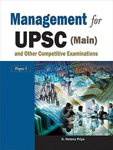 Management for UPSC (main) and Other Competitive Examinations Paper 1
