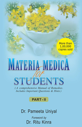 Materia Medica for Students - II A Comprehensive Manual of Remedies. Includes Important Question & Hints.