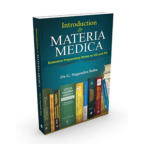 Introduction to Materia Medica Extensive Preparatory Notes to UG and PG