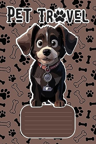 The PET TRAVEL Passport & Medical Record, for Pet Health and Travel 4x6 Animal Health & Vaccine Record Book