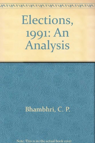 Elections, 1991: An Analysis