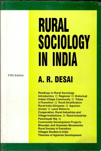 Rural Sociology in India