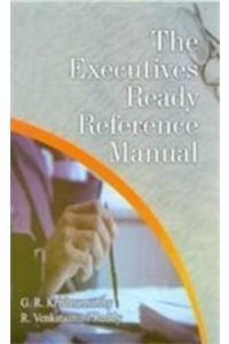 The Executives Ready Reference Manual (crown Size)