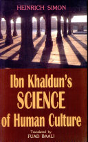 Ibn Khaldun?S Science And Human Culture